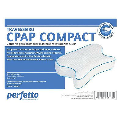 Travesseiro Compact Para Cpap - Perfetto