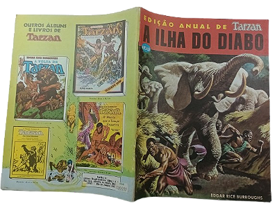 EDIÇÃO ANUAL DE TARZAN - A ILHA DO DIABO - EBAL