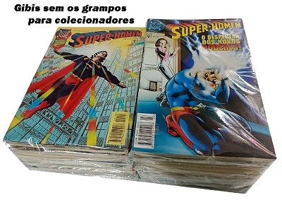 SUPER-HOMEN - 2ª serie - 00 ao 45 ( grampos retirados - formatinhos ) - Ed Abril