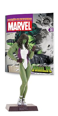 MARVEL MINIATURA MULHER-HULK - EAGLEMOSS