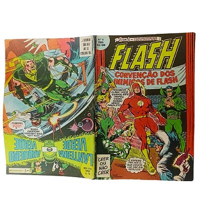2 EM 1 - INVICTUS nº 09 ( FLASH & LANTERNA E ARQUEIRO VERDE ) - EBAL ano 1978