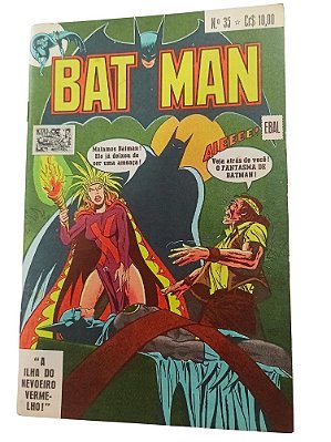 BATMAN nº 35 ( FORMATINHO COLORIDO ) - EBAL ano 1979