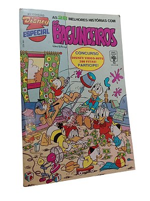 DISNEY ESPECIAL nº 62 - OS BAGUNCEIROS ( REEDIÇÃO ) - ANO 1991 - ED ABRIL