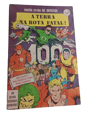 EDIÇÃO EXTRA DE INVICTUS - A TERRA NA ROTA FATAL ! ( FORMATINHO COLORIDO )  - EBAL ano 1979