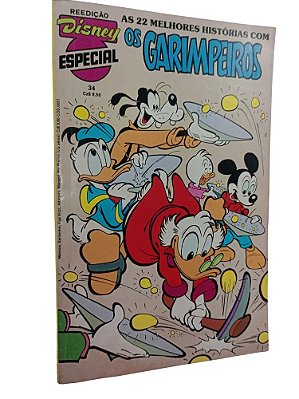 DISNEY ESPECIAL nº 34 - GERIMPEIROS ( REEDIÇÃO ) - ANO 1986 - ED ABRIL