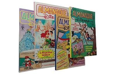ALMANAQUE DISNEY Nºs 235, 236, 237 e 238 - ED ABRIL