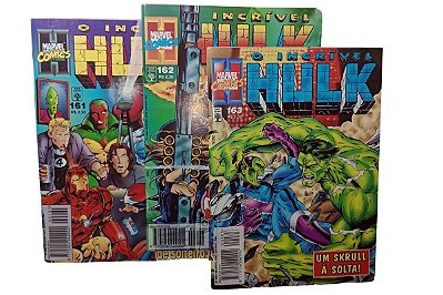 O INCRÍVEL HULK - Edições de nº 161 A 163 ( Formatinho ) Editora Abril