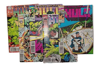 O INCRÍVEL HULK - Edições de nº  146 a 150 ( Formatinho ) Editora Abril
