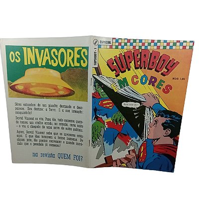 SUPERBOY EM CORES  Nº 01 - ED EBAL - ANO 1969