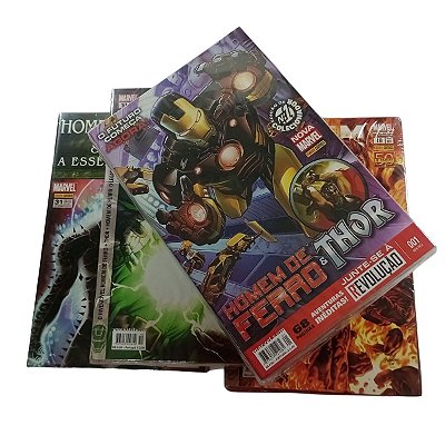 HOMEN DE FERRO E THOR - COLEÇÃO COMPLETA