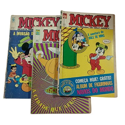 MICKEY NºS 208, 209 E 212 , Editora Abril