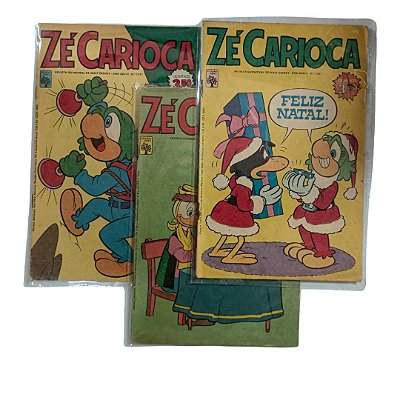 ZÉ CARIOCA - Lotinho com os nºs 1361, 1397 e 1371  anos 70 - Ed Abril