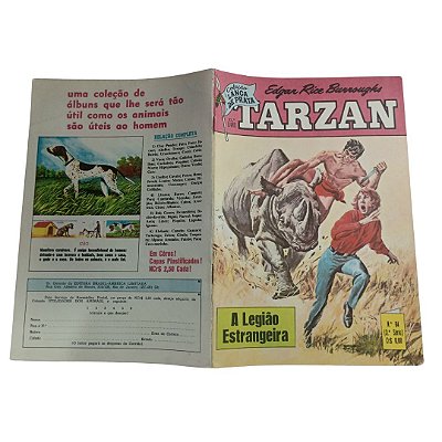 TARZAN - Lança de Prata nº 64 - Ed Ebal ano 1971