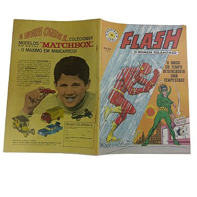 FLASH - O HOMEM RELAMPAGO  nº 15 - ano 1968 - DIMENSÃO EBAL
