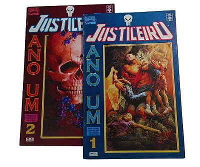 JUSTICEIRO ANO UM - mini série em 2 partes - Ed Abril