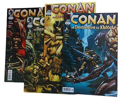 CONAN - OS DEMONIOS DE KHITAI - mini série em 4 partes - DRAK HORSE