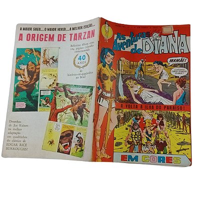 QUEM FOI ? AS AVENTURAS DE DIANA Nº 01 - ED EBAL - ANO 1973