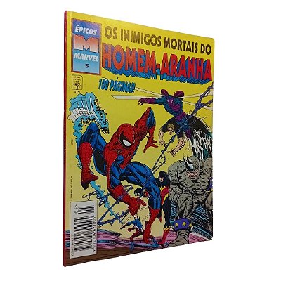 OS INIMIGOS MORTAIS DO HOMEN-ARANHA Nº 03 - EP MARVEL 05 - Editora Abril