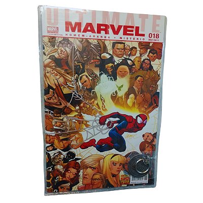 Gibis com brinde chaveiro - ULTIMATE MARVEL n° 18 - Ed Panini