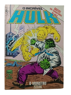 O INCRÍVEL HULK - Nº 37 ( Formatinho ) Editora Abril