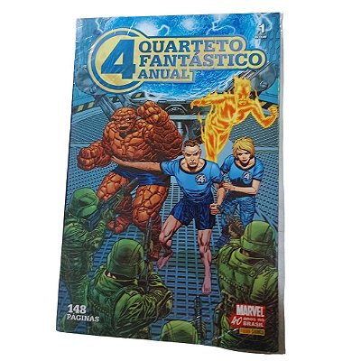 QUARTETO FANTASTICO ANUAL 01  - ED PANINI - 148 Paginas