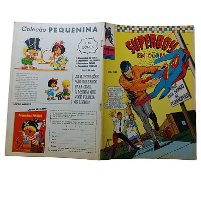 SUPERBOY EM CORES  nº 005 - ED EBAL ano 1970