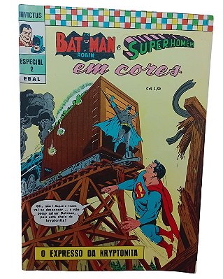 INVICTUS EM CORES Nº 02 -  EBAL  ( Batman e Super-Homen )