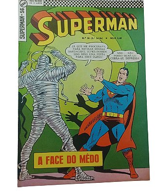 SUPERMAN Nº 56 - 3ª série  - ED EBAL - ANO 1968
