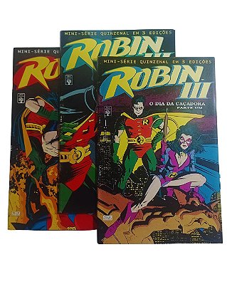 ROBIN III  ( Mini série em 3 partes ) Ed Abril