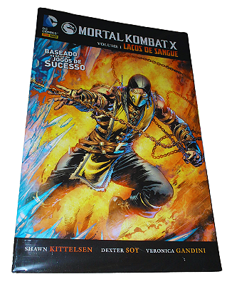 MORTAL KOMBATX  VOL 01 - LAÇOS DE SANGUE - Ed PANINI