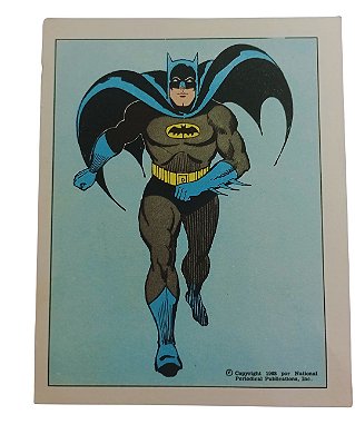 Cartão Postal Ed Ebal - Batman ( antigo ) -  ano 1968