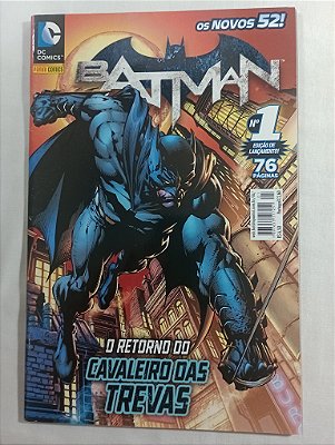 BATMAN nº 01 / Os Novos 52 -  Ed Panini