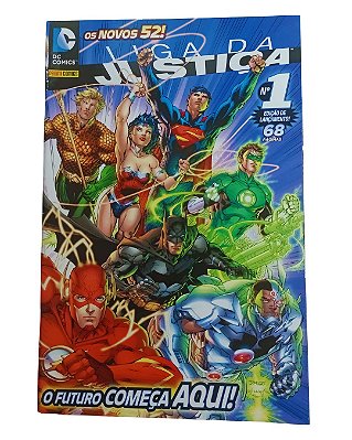 LIGA DA JUSTIÇA nº 01 / Os Novos 52 -  Ed Panini