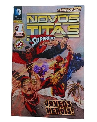 NOVOS TITÃS & SUPERBOY nº 01 - OS NOVOS 52 - Ed Panini