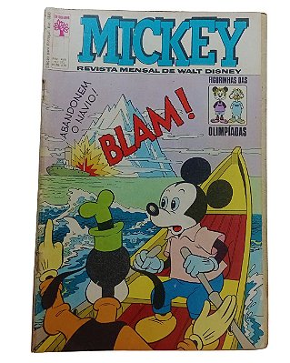 MICKEY Nº 191 - EDITORA ABRIL - COM FIGURINHAS