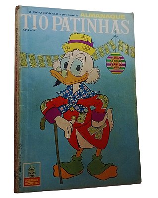 TIO PATINHAS Nº 35 - EDITORA ABRIL - ANO 1968 com figurinhas