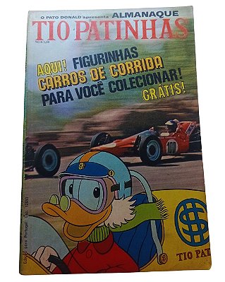 TIO PATINHAS Nº 49 - EDITORA ABRIL - ANO 1969 com figurinhas