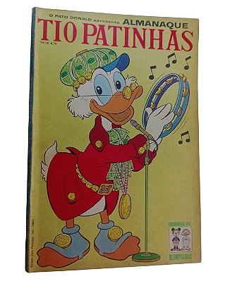 TIO PATINHAS Nº 38 - EDITORA ABRIL - ANO 1968 - com figurinhas