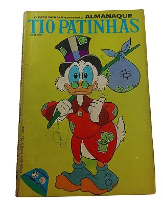 TIO PATINHAS Nº 44 - EDITORA ABRIL - ANO 1969 com figurinhas