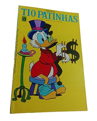 TIO PATINHAS Nº 118 - EDITORA ABRIL - ANO 1975