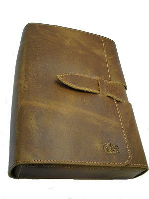 Capa Gibis Hqs Antigas Couro Legítimo / Ebal Rge Gep Gea X - COR MOSTARDA