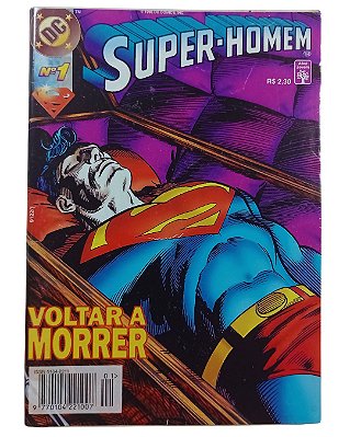 SUPER-HOMEN Nº 01 - VOLTAR A MORRER - Ed Abril