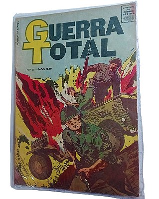 GUERRA TOTAL Nº 08 - EDITORA O CRUZEIRO - ANO 1969