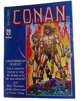 CONAN EM CORES Nº 06 - EDITORA ABRIL