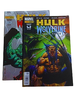 HULK E WOLVERINE - SEIS HORAS - MINI SÉRIE EM DUAS PARTES - ED PANINI