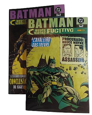 BATMAN - BRUCE WAYNE FUGITIVO - MINI SÉRIE EM DUAS PARTES - ED PANINI