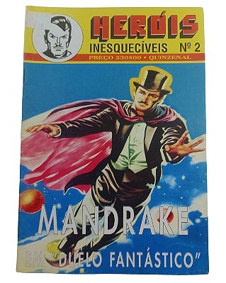 HEROIS INESQUECÍVEIS Nº 2 - MANDRAKE - EDIÇÃO PORTUGUESA