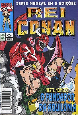 REI CONAN Nº 6 ( Parte 6 de uma minisérie em 8 edições ) ED ABRIL