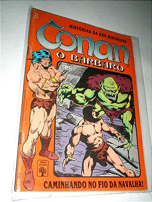 CONAN O BARBARO Nº 8 - Formatinho colorido - ED ABRIL