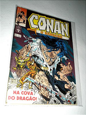 CONAN O BARBARO Nº 14 - Formatinho colorido - ED ABRIL
